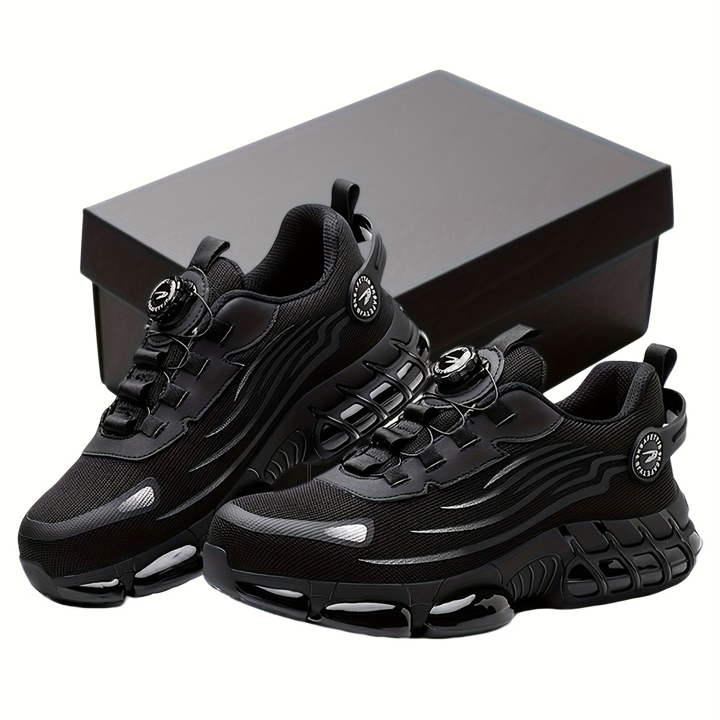 Job Site Work Shoes Men'S Puncture Proof Comfort Cushion Anti Slip Industrial