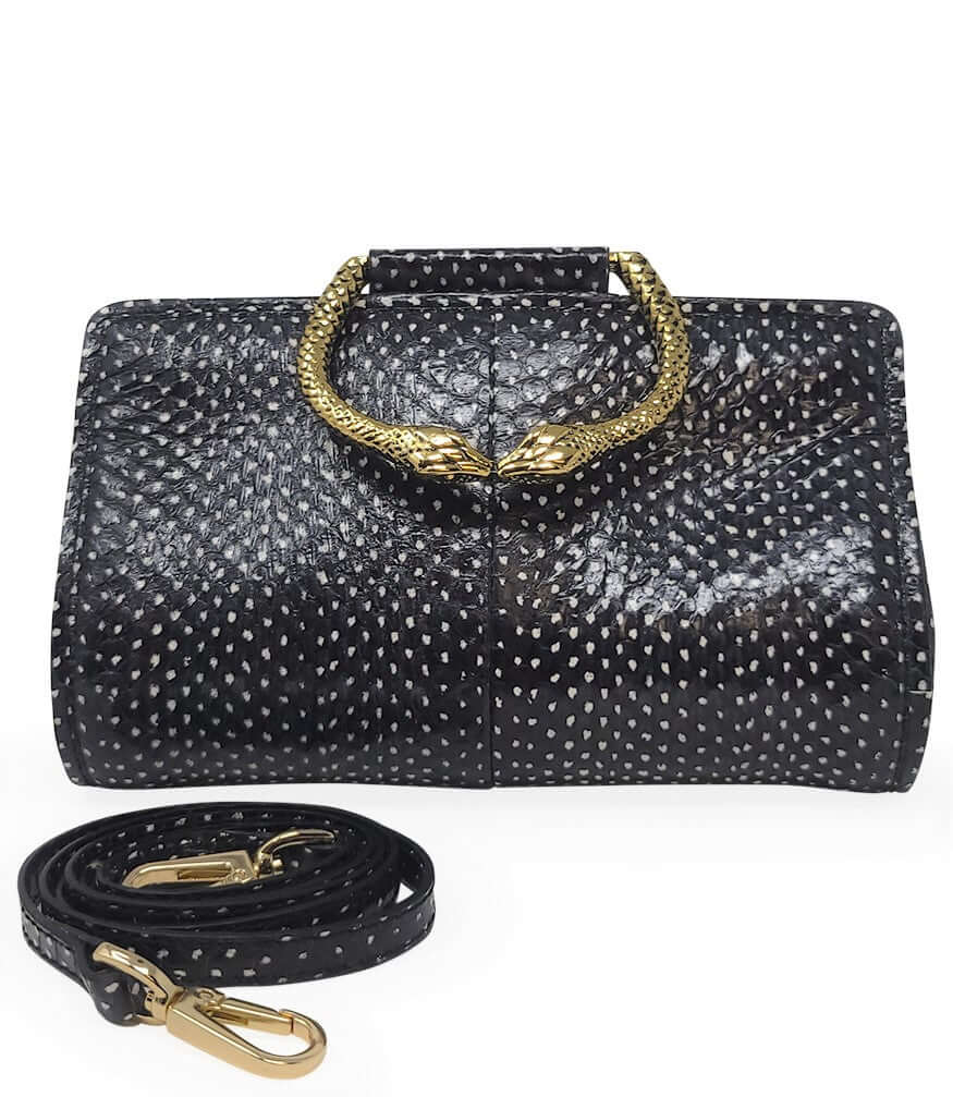 Watersnake Mini Clutch W/ Snake Handle