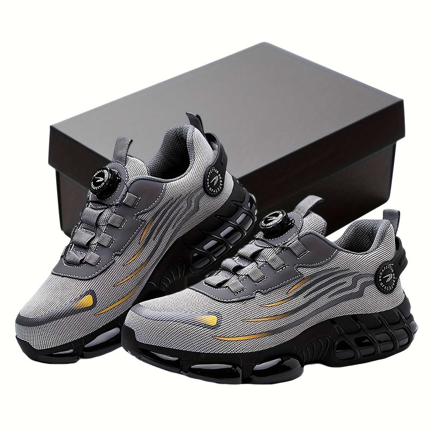 Job Site Work Shoes Men'S Puncture Proof Comfort Cushion Anti Slip Industrial
