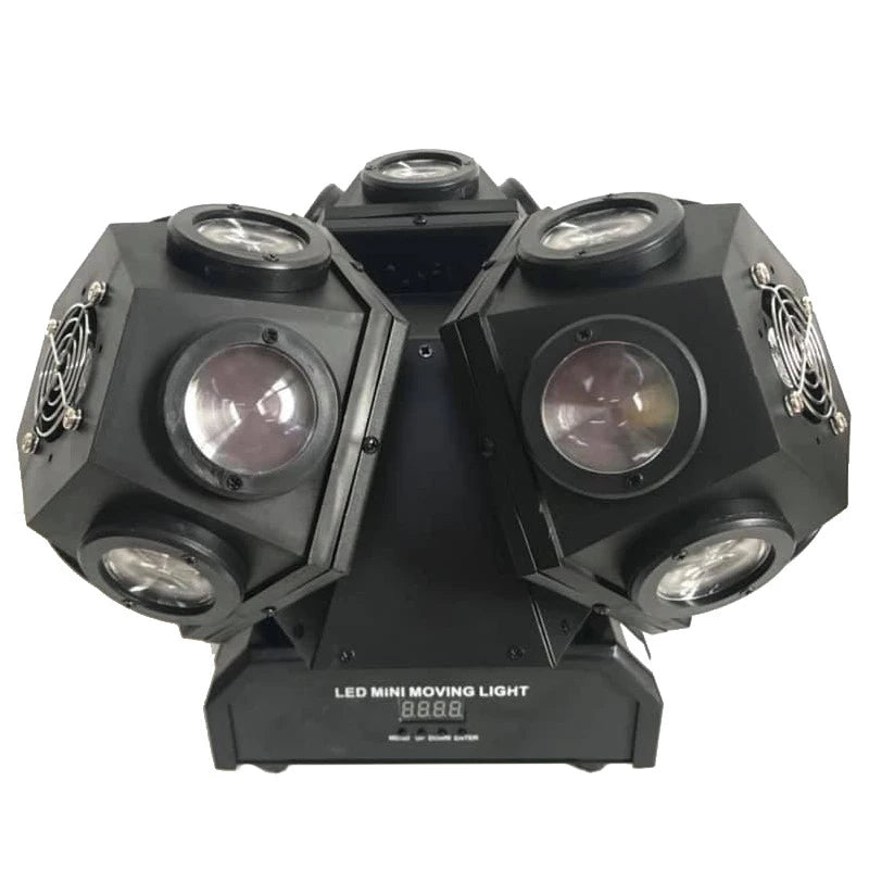 18x10w RGBW LED Beam Moving Head Light | Stage Lighting | DMX | DJ | Disco | Xmas | Party Lights