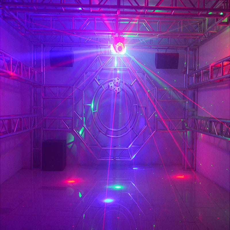 18x10w RGBW LED Beam Moving Head Light | Stage Lighting | DMX | DJ | Disco | Xmas | Party Lights