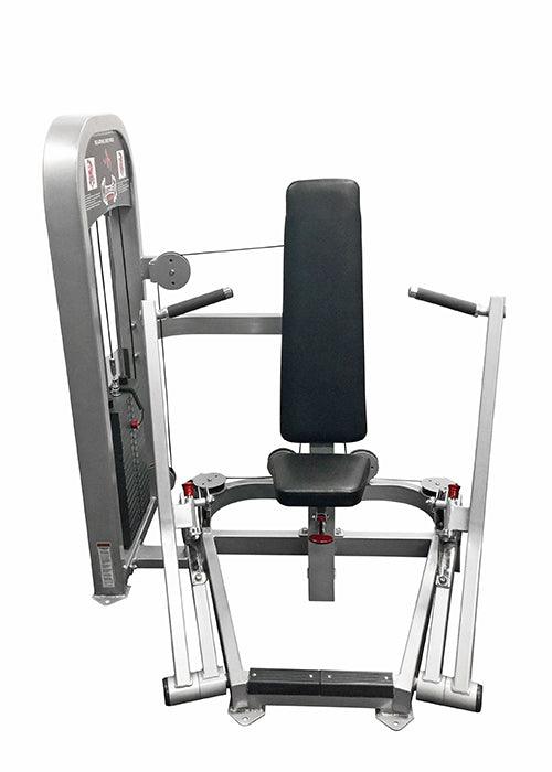 Classic Iso Lateral Chest Press - Muscle D Fitness - Adjustable - Seated Pin Selectorized Weight