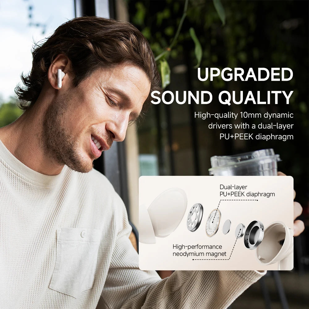 Edifier X5 Pro Active Noise Cancelling TWS Bluetooth Earphones Wireless Earbuds IP55 Waterproof Gaming Mode Fast Charging