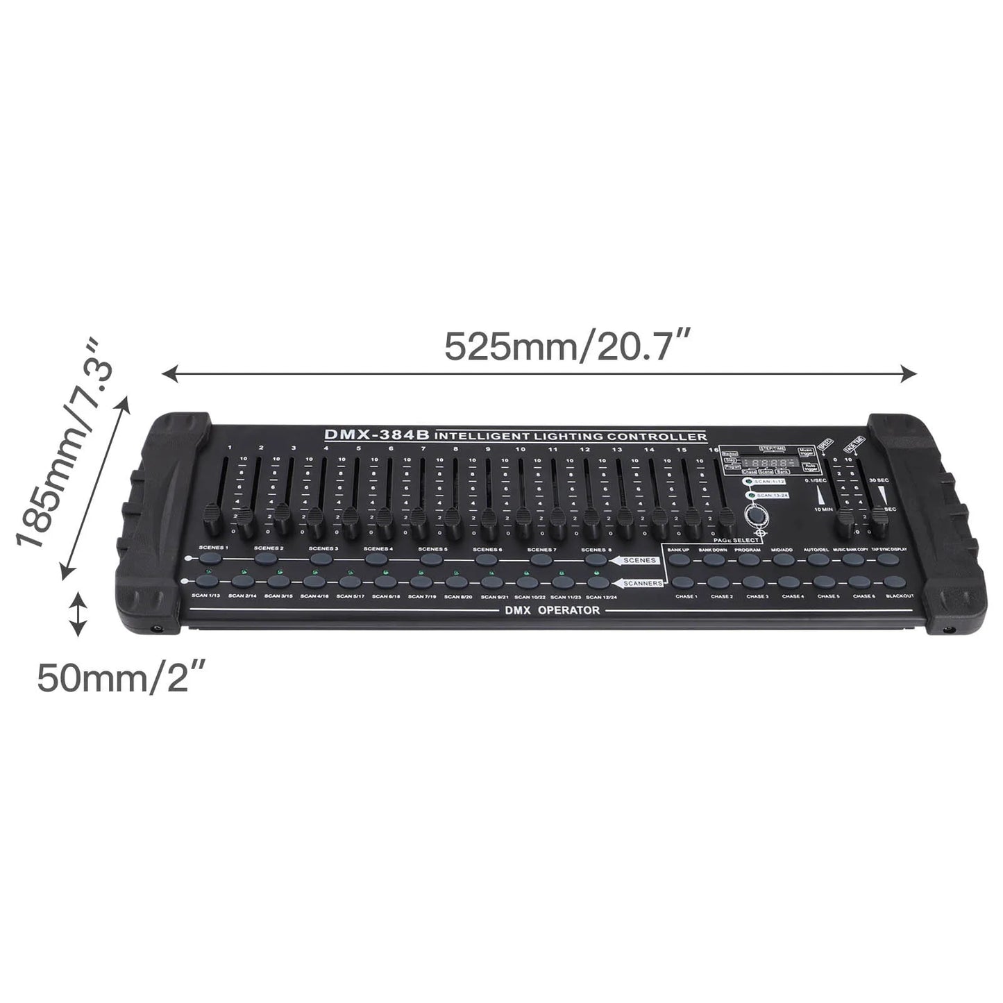 Yiflamefly 384 Channel Console Stage Lighting Program Editing DMX512 Controller For Professional Stage Equipment DJ Live Concert