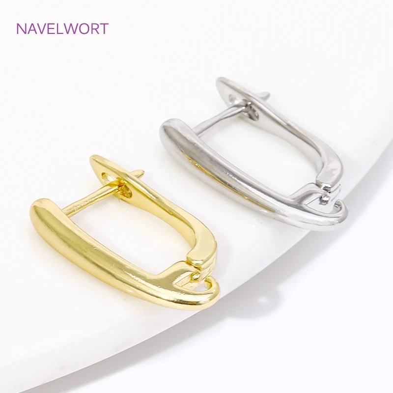 Premium 18K Gold Plated Earring Hooks - Professional DIY Jewelry Making Supplies
