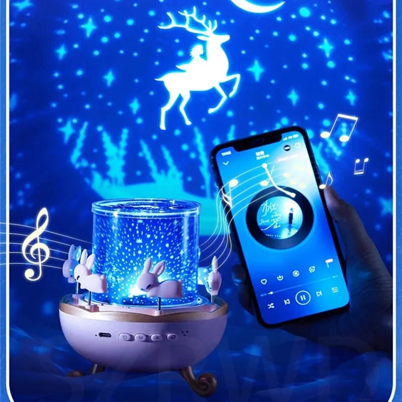 Films & Soothing Sounds Projector Night Lights For Kids