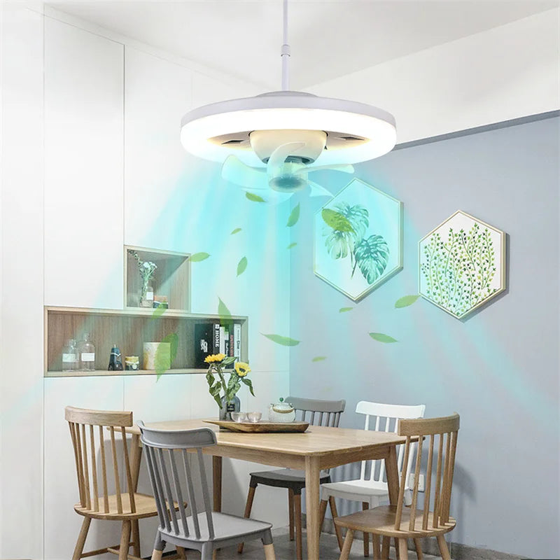 LED Swing Head Fan Light