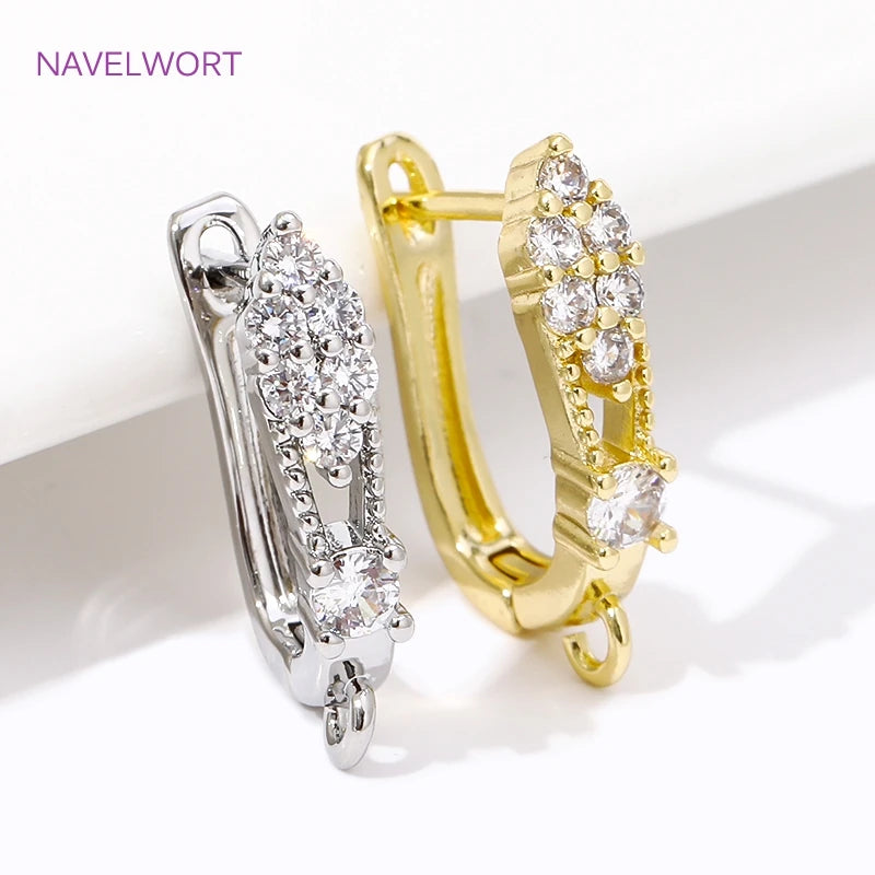 Premium 18K Gold Plated Earring Hooks - Professional DIY Jewelry Making Supplies