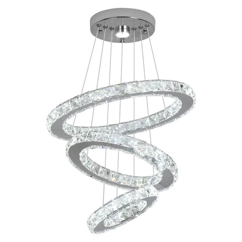 Modern Crystal Led Chandelier Lamp Luxury Decor Living Room Ceiling Lights Hanging Lighting Fixture Plafon Lustre Luminaire