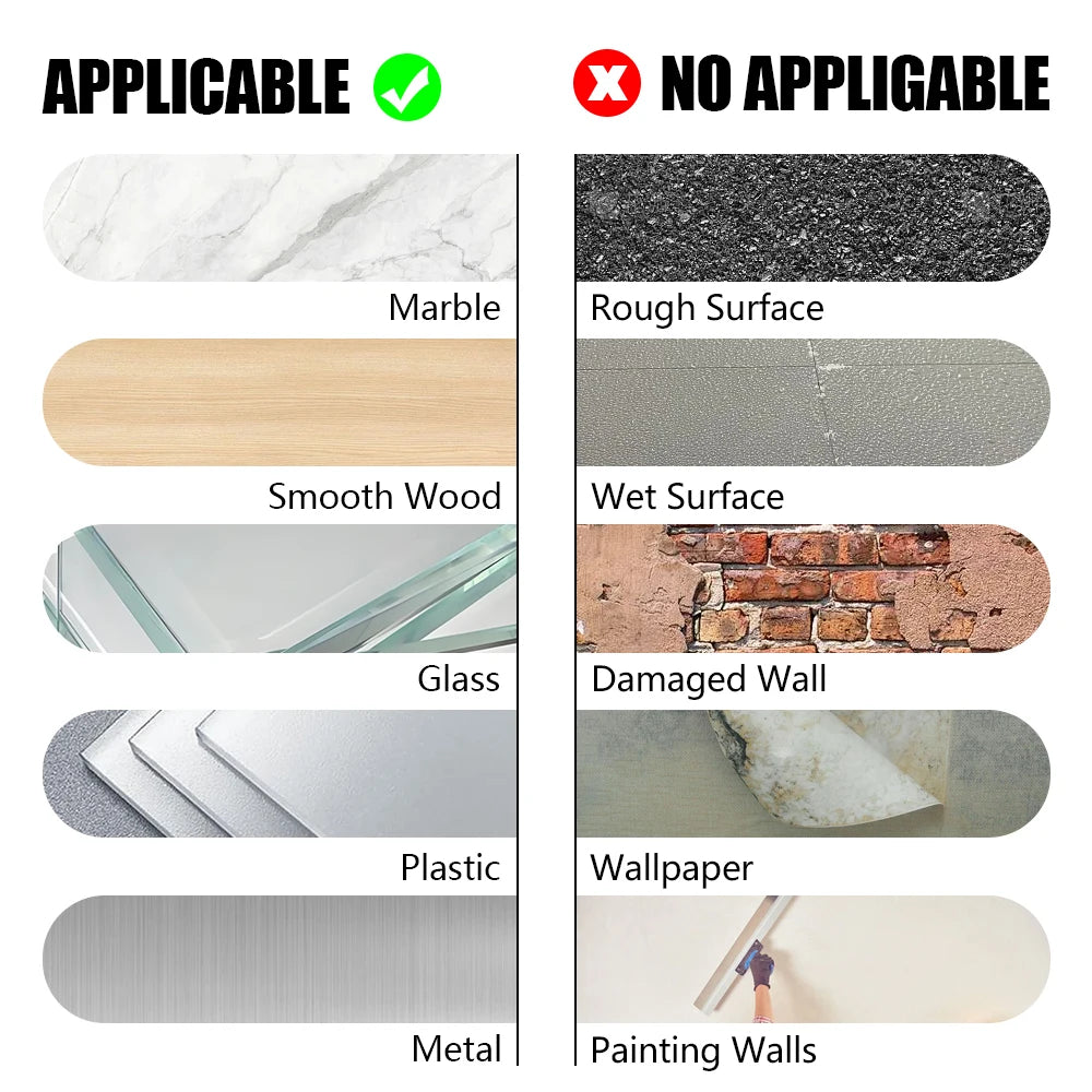 More Thick and sticky Double Sided Adhesive Tape Transparent Sticky for DIY Crafts Paste Photo Gift Wrap Rug Fixed Wall Decor
