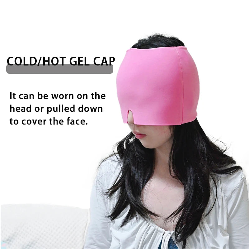 Hot & Cold Therapy Migraine Headache Relief Cap