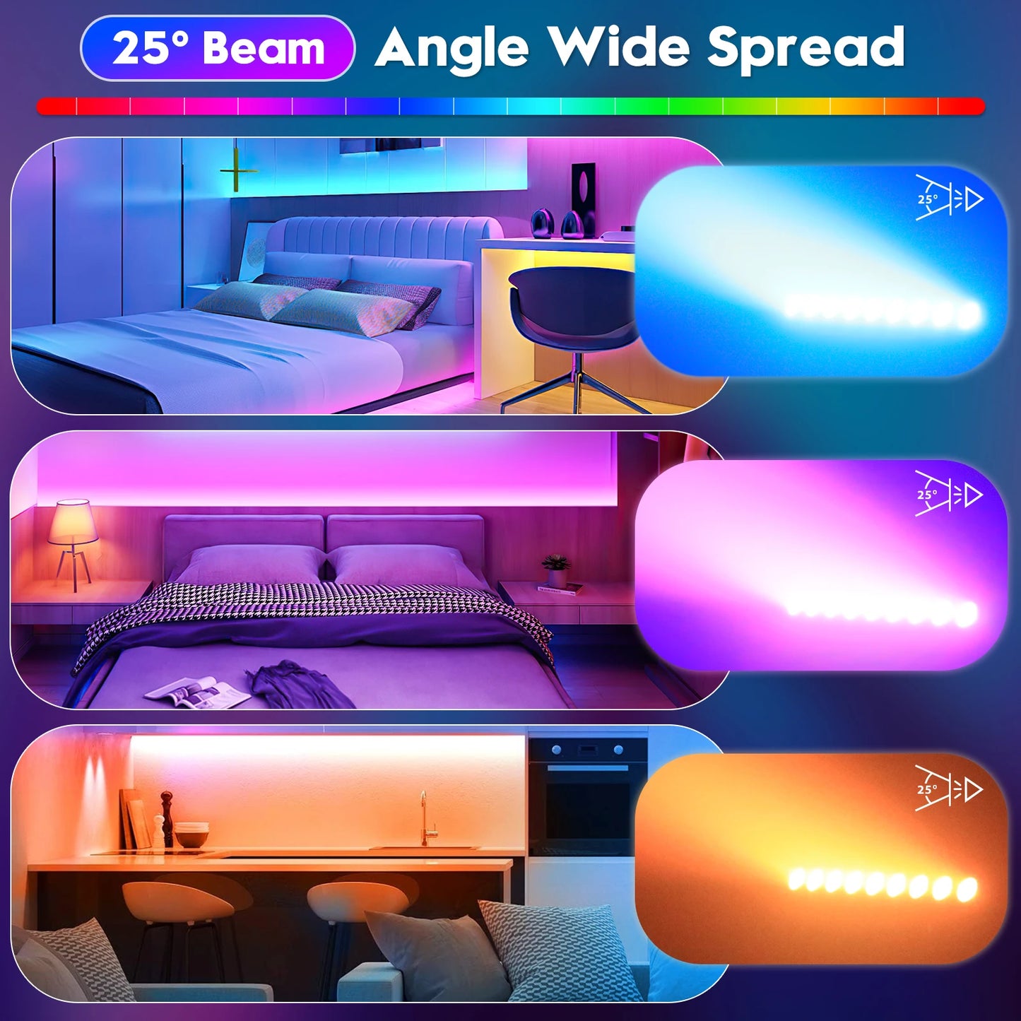 2/4PCS RGBW Long Strips LED Wall Wash Lamp Stage Dyeing Lights DJ Bar Strobe Light Stage Effect Lighting Projector for Party