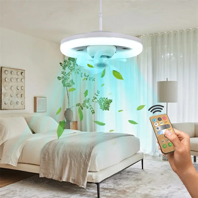 LED Swing Head Fan Light