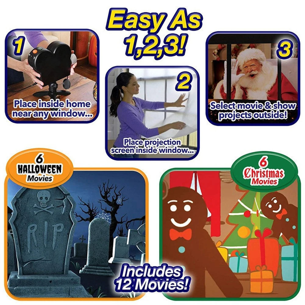 Halloween & Christmas Holographic Projection