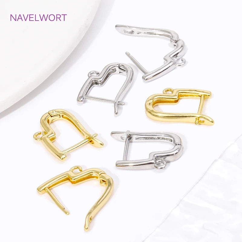 Premium 18K Gold Plated Earring Hooks - Professional DIY Jewelry Making Supplies