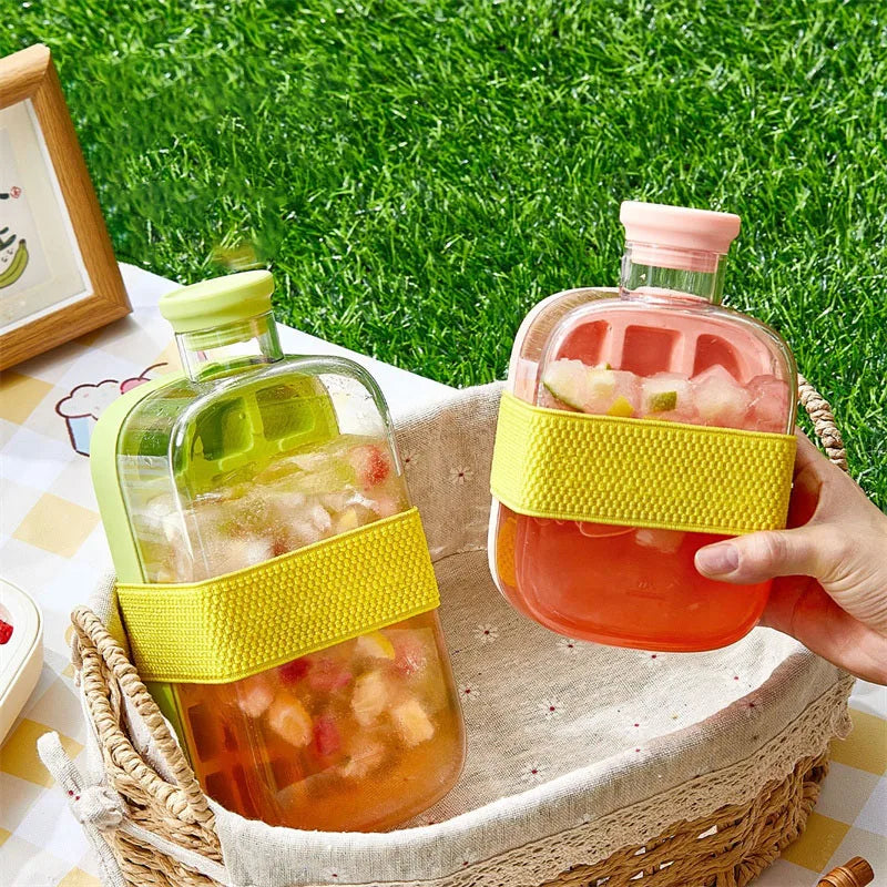 Cool Summer Ice Bottle – Ice Cube Refreshing Drink Bottle