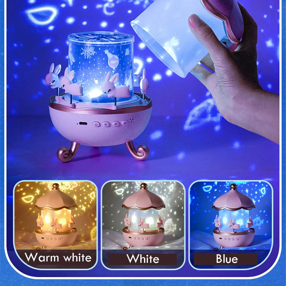 Films & Soothing Sounds Projector Night Lights For Kids