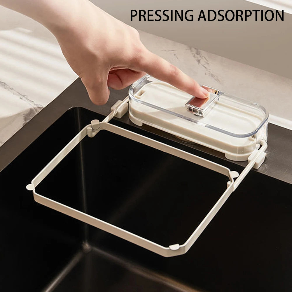 Mounted Kitchen Drain Filter With Collapsible Basket