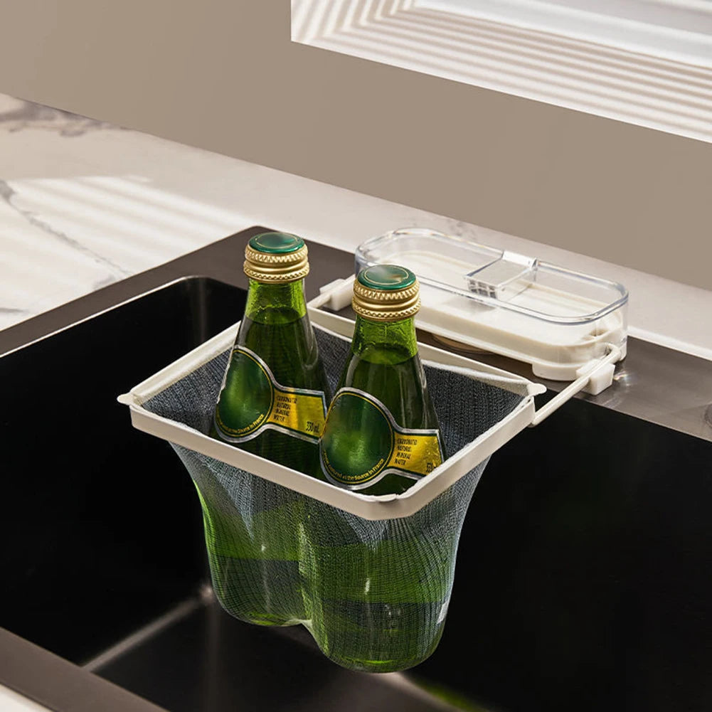 Mounted Kitchen Drain Filter With Collapsible Basket