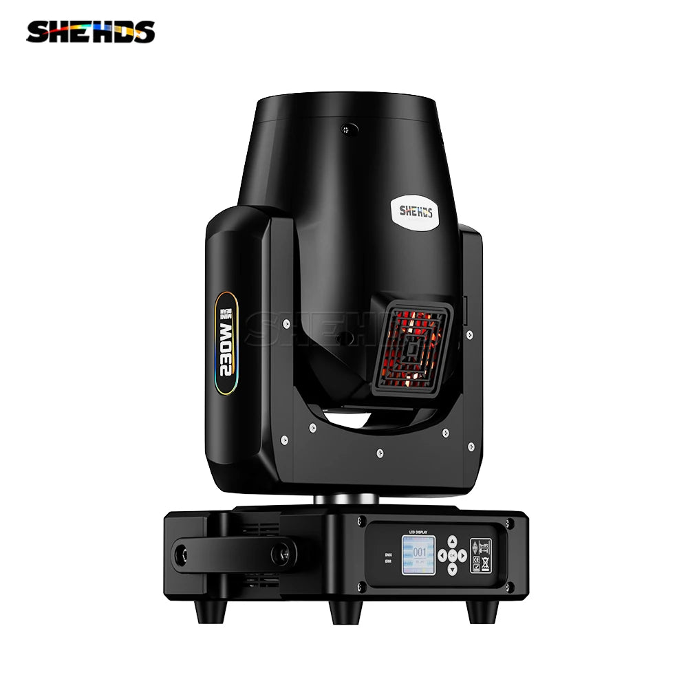 SHEHDS Flight Case With New Upgrade Super 230W 7R Beam Moving Head Lighting For DJ Disco Wedding Christmas Lights Audience
