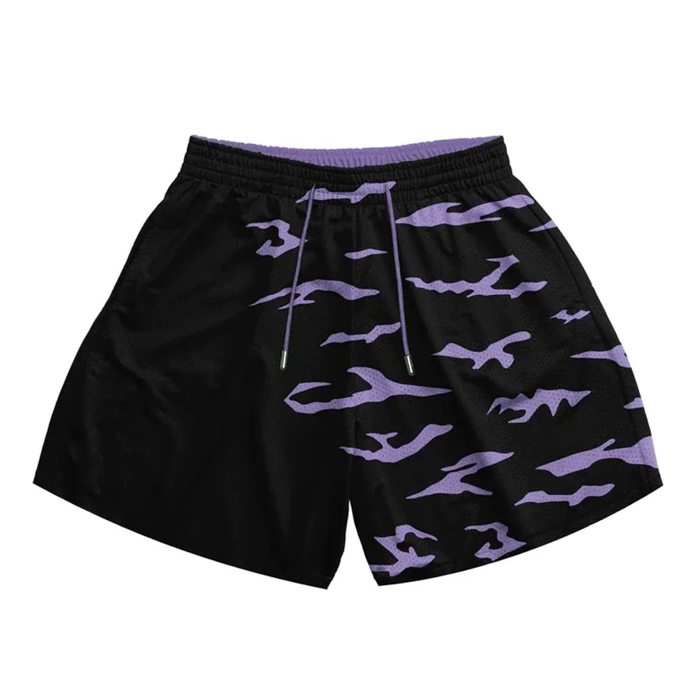 Anime Casual Shorts Men Women Manga Cartoon Sports Gym Shorts Fitness 3D Print Quick Dry Mesh Board Shorts Summer Male