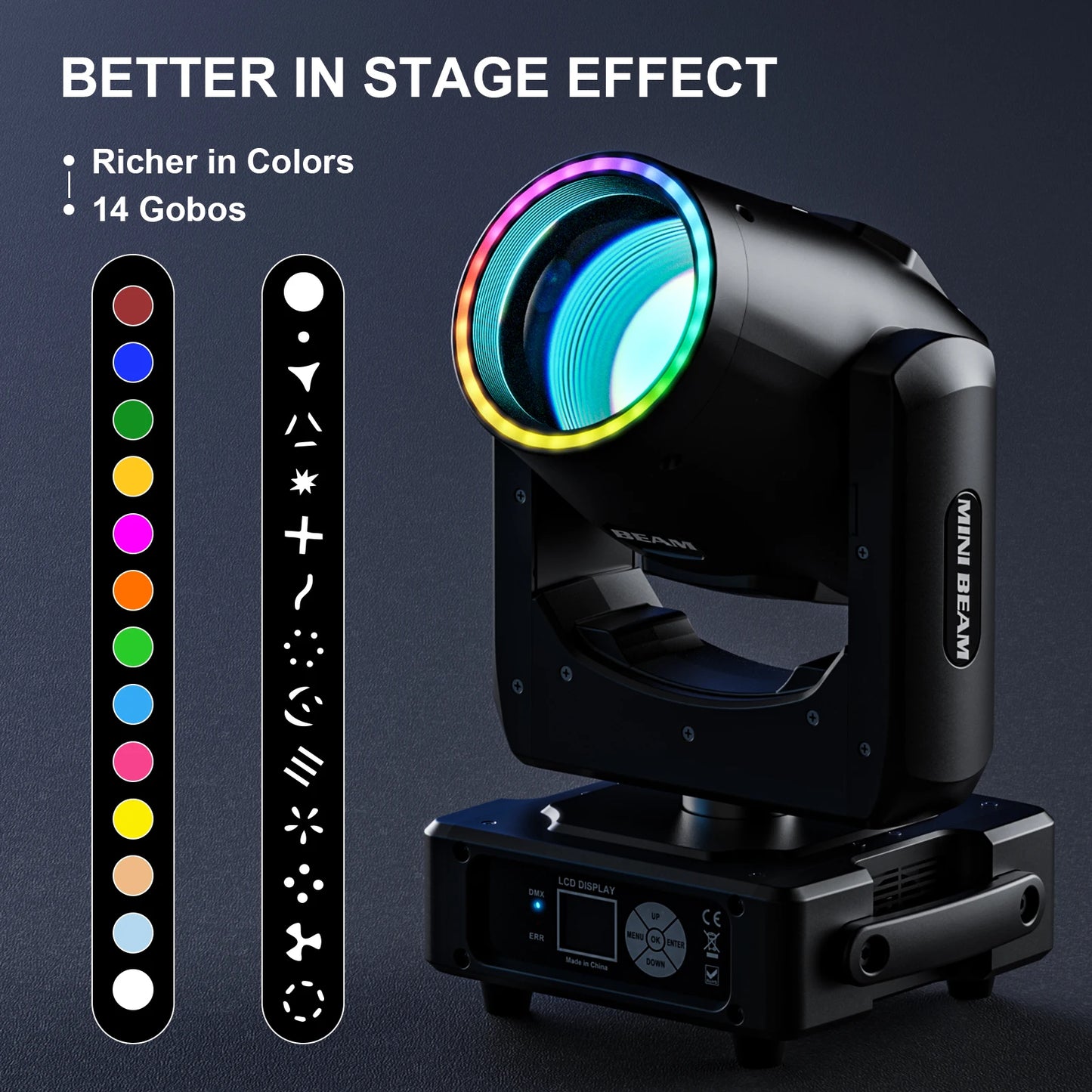 Yiflamefly 2Pcs 450W Moving Head Lights+1Pcs Flightcase With Wheel Combination Set For Wedding Party Music Show Stage Lighting
