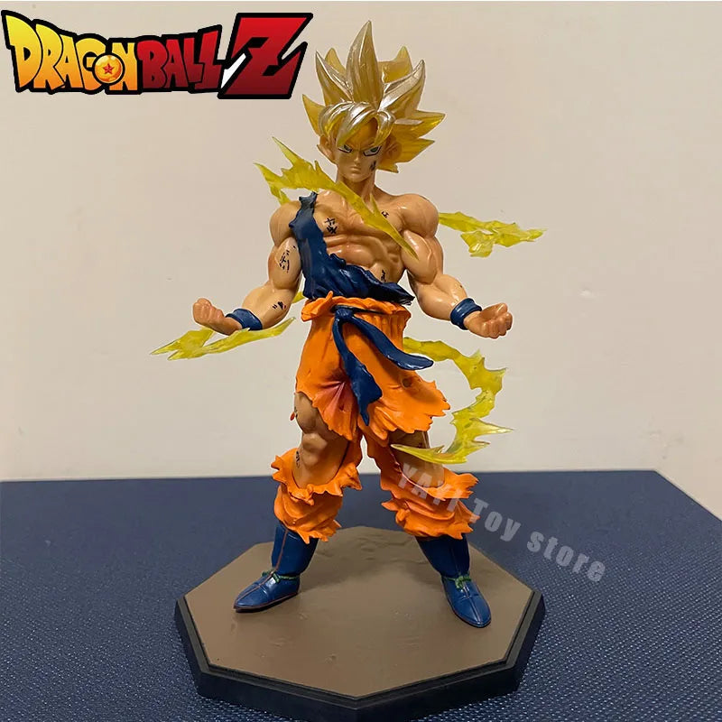 Hot Dragon Ball Son Goku Super Saiyan Anime Figure 16cm Goku DBZ Action Figure Model Gifts Collectible Figurines for Kids