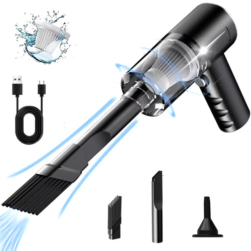 USB Charging Vacuum Cleaner for Car and Household - 2 in 1