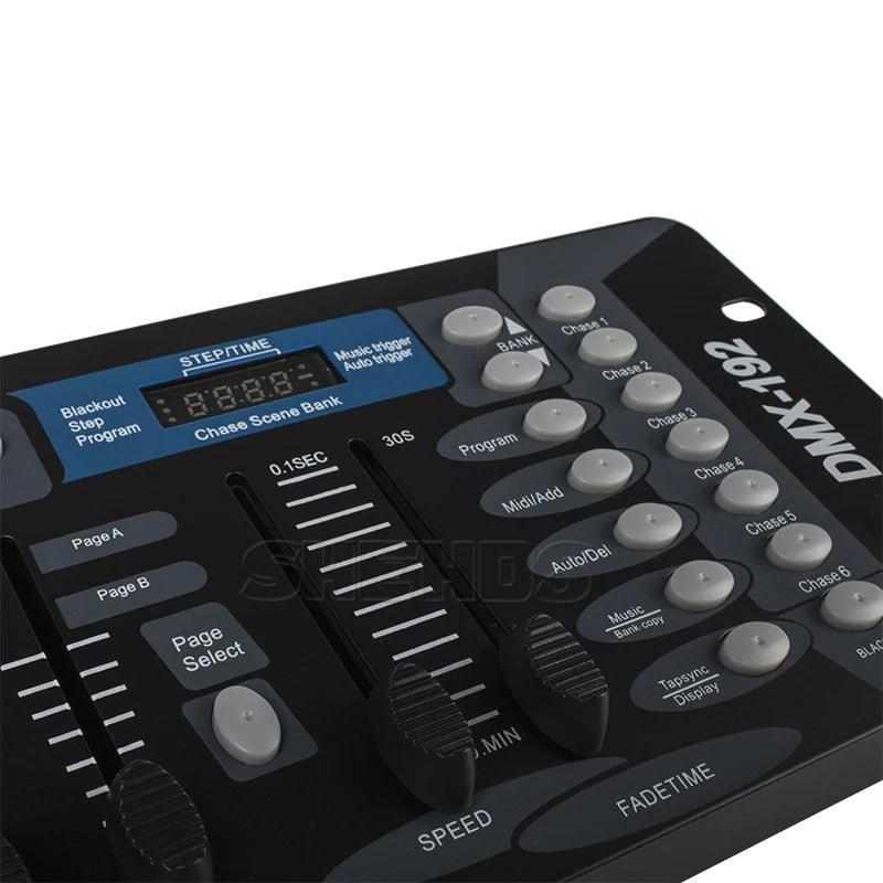 SHEHDS 192 DMX Lighting Controls 512 Disco DJ DMX Console Light For DMX Light DJ Party Beam Wash Lighting