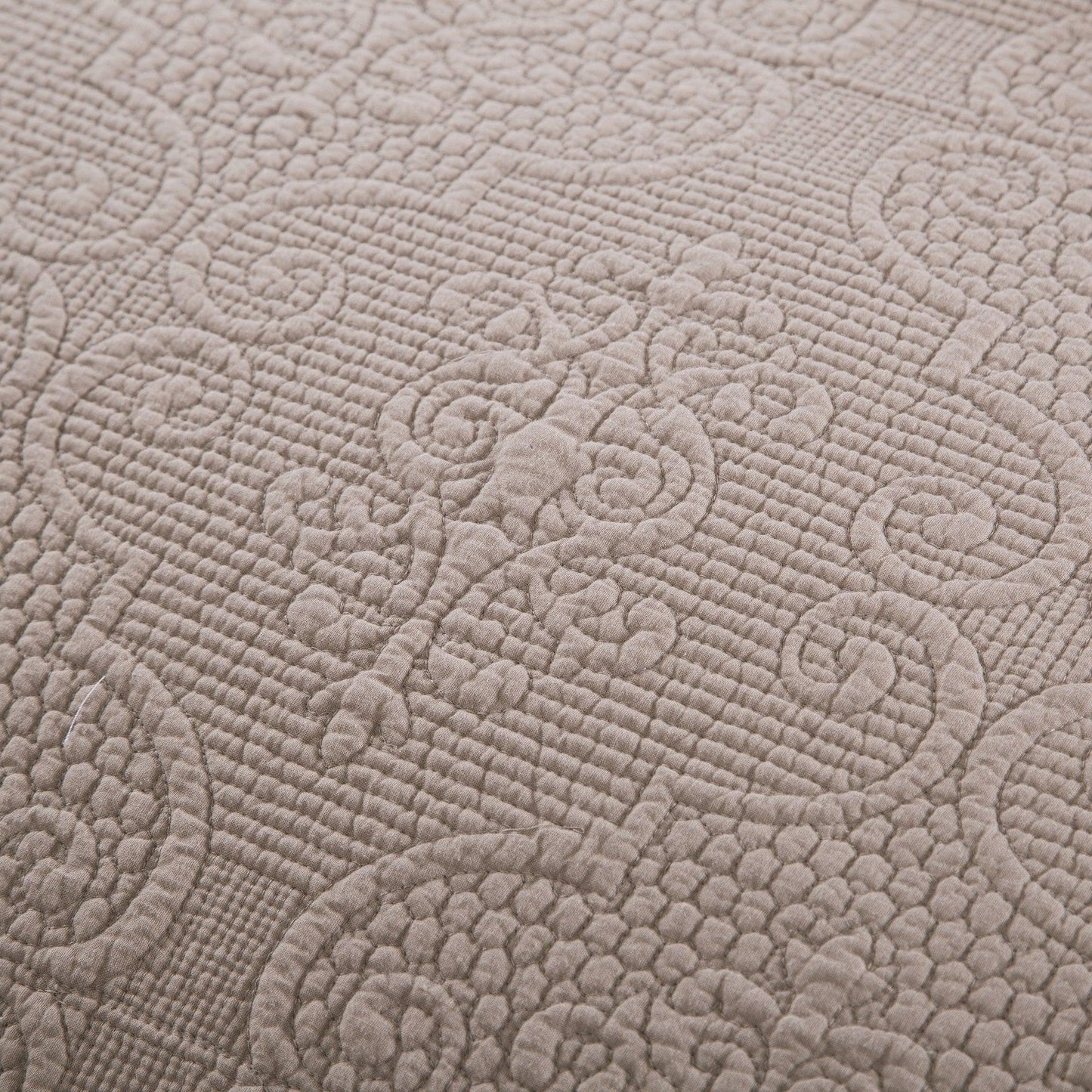 DaDa Bedding Set of 2-Pieces Sandy Beige Taupe Square Cushion Throw Pillow Covers, 18" x 18" (JHW-585)