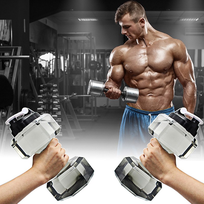 Dumbbell Water Bottle - Ultimate Gym Companion