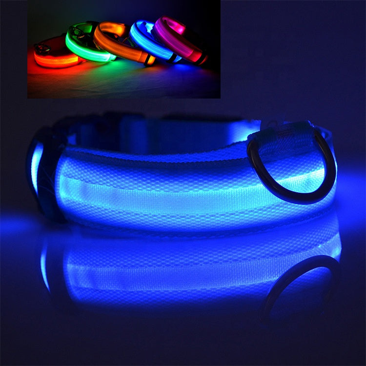 USB Rechargeable LED Pet Dog Collar - Stylish, Safe, and Functional