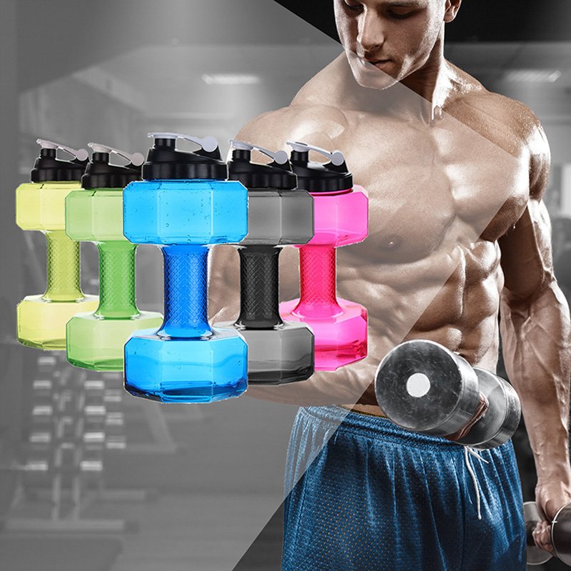 Dumbbell Water Bottle - Ultimate Gym Companion
