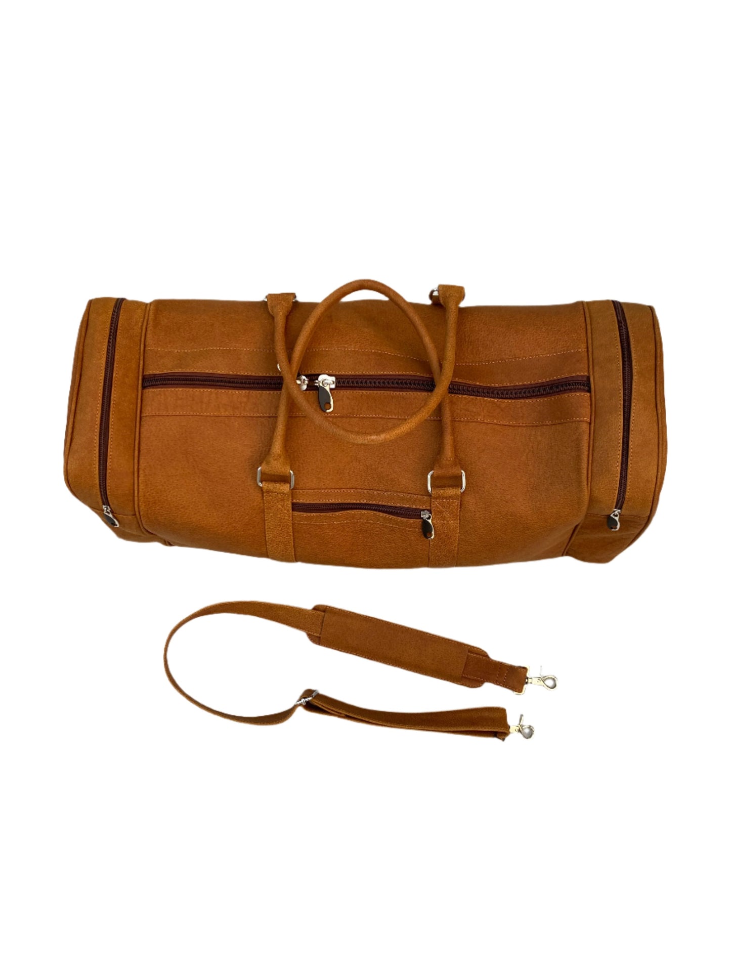 Spacious Leather Weekender Bag: Perfect Blend of Style and Function