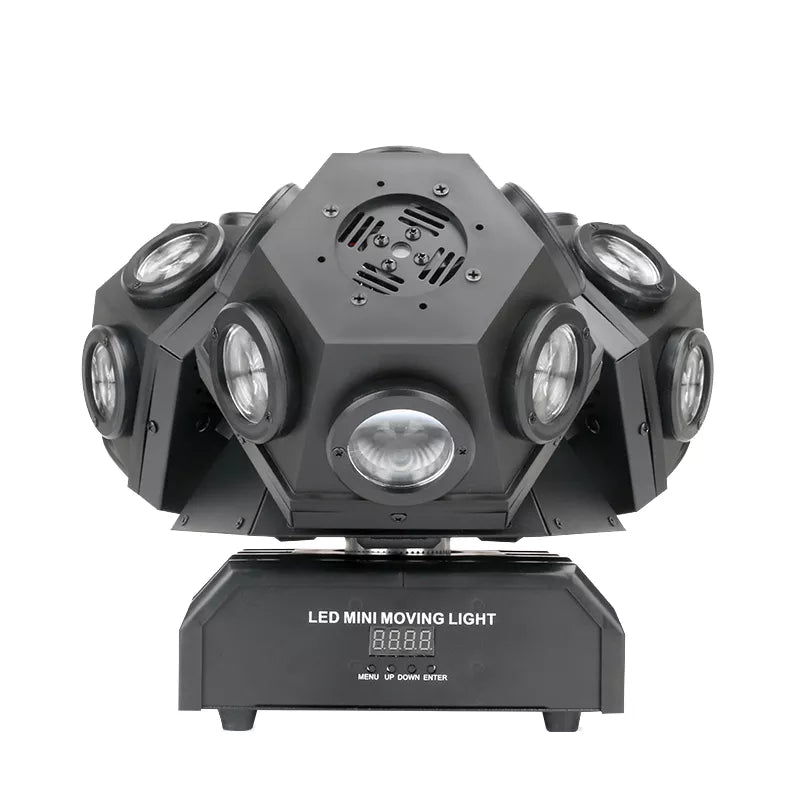 18x10w RGBW LED Beam Moving Head Light | Stage Lighting | DMX | DJ | Disco | Xmas | Party Lights