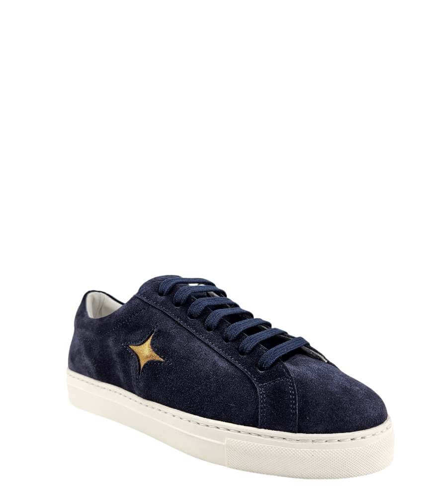 Blue Suede Sirius Star Womens Sneaker