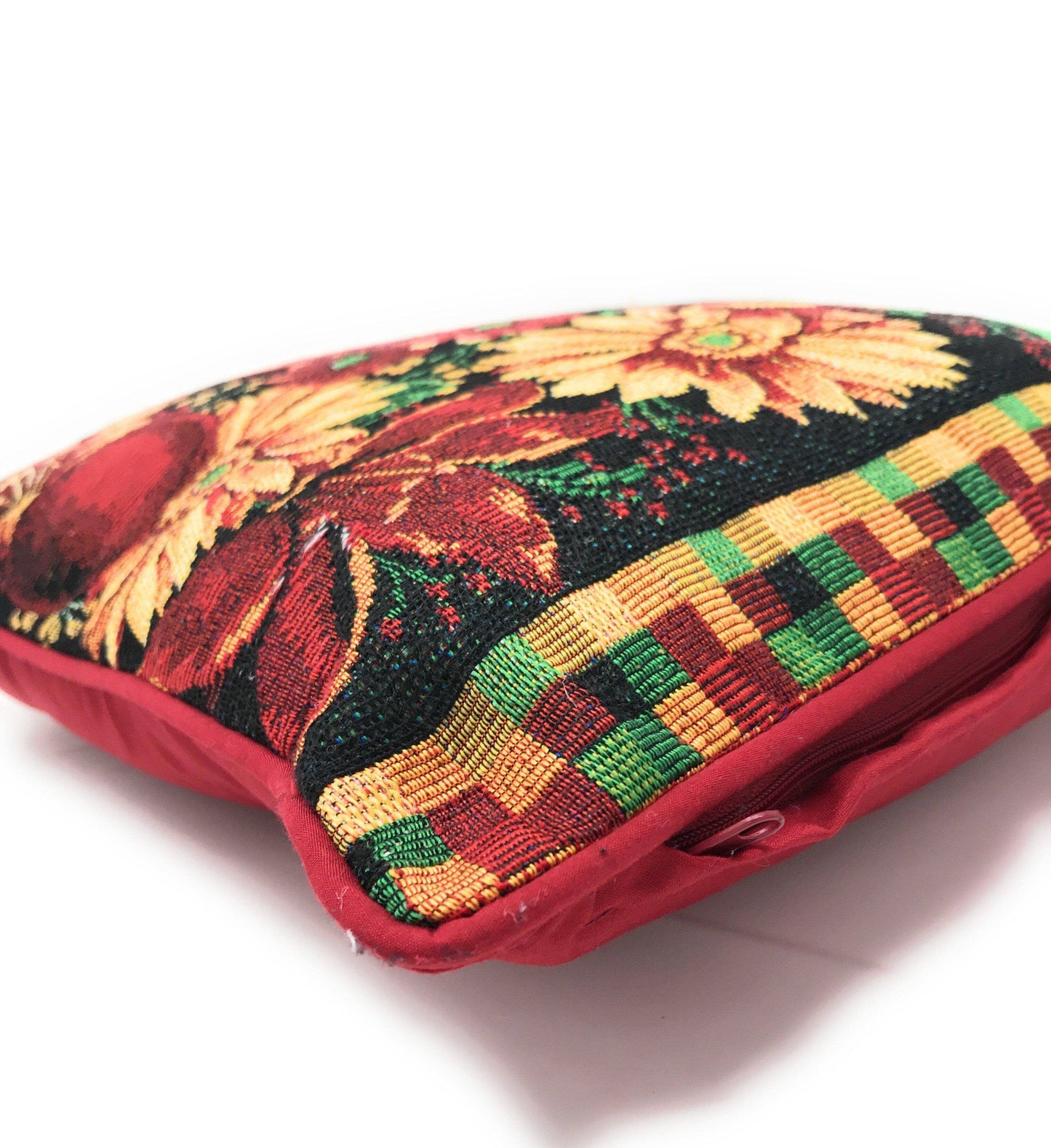 DaDa Bedding Set of 4 Pieces - Autumn Harvest Halloween & Christmas Ornaments Holiday Tapestry Throw Pillow Covers Bundle Pack - 16" x 16"