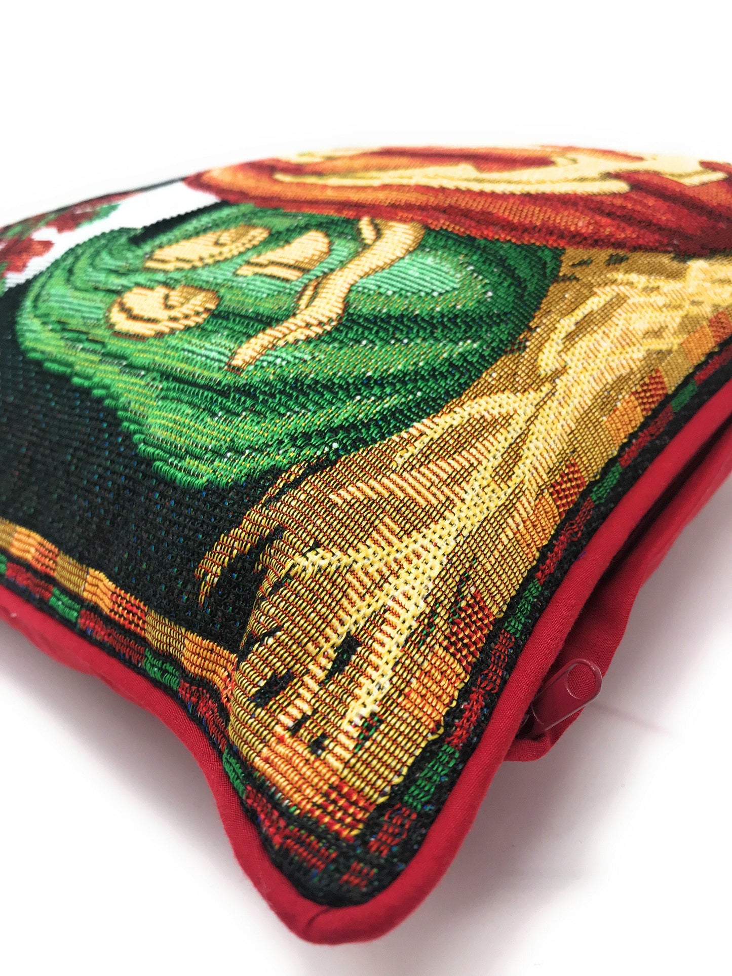 DaDa Bedding Set of 4 Pieces - Autumn Harvest Halloween & Christmas Ornaments Holiday Tapestry Throw Pillow Covers Bundle Pack - 16" x 16"