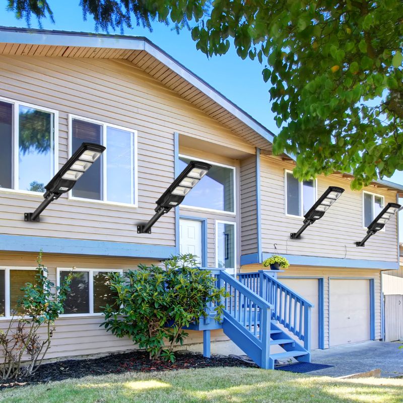 4 Pack Solar Parking lot lights (bracket included)