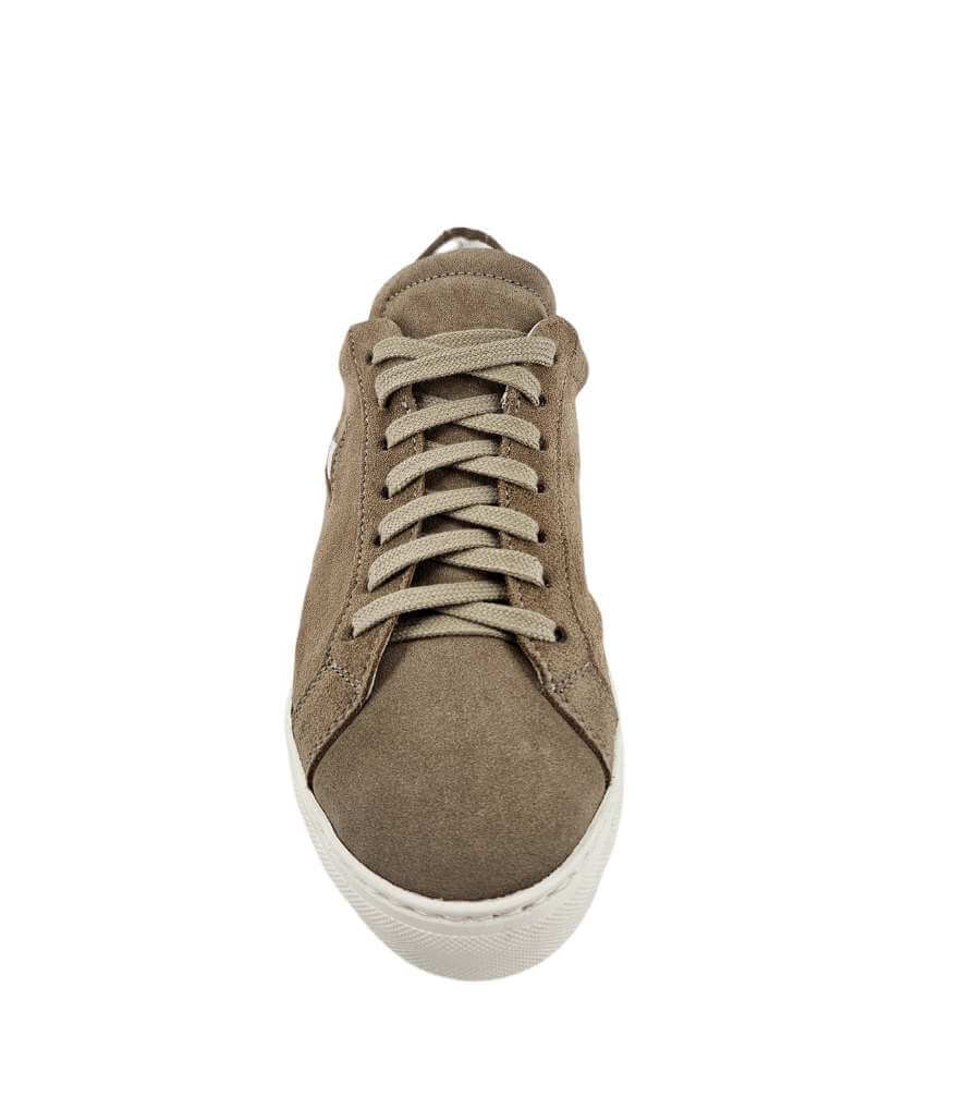 Beige Suede Sirius Star Womens Sneaker
