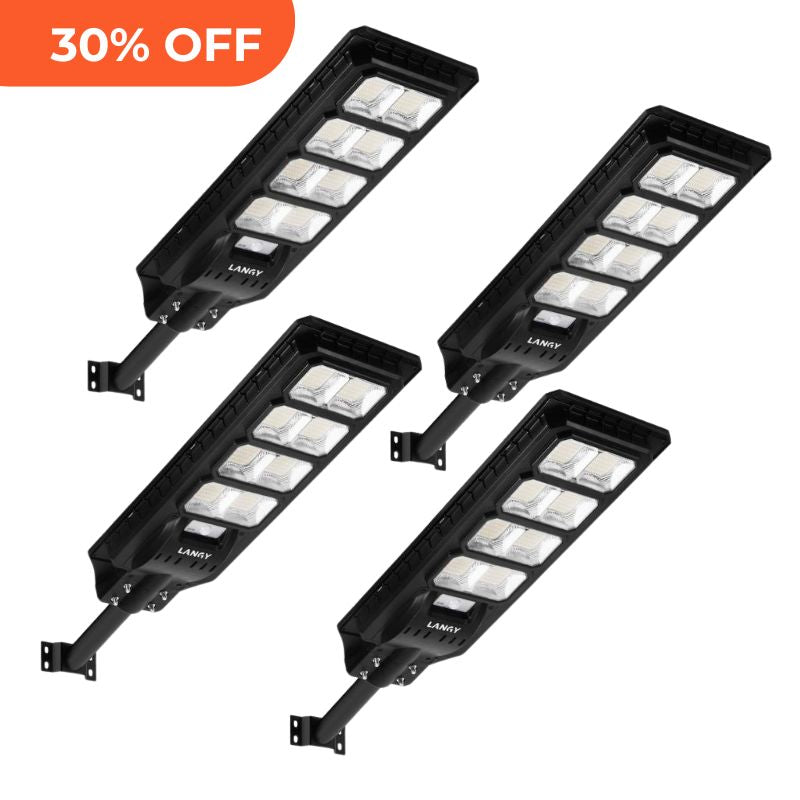 4 Pack Solar Parking lot lights (bracket included)