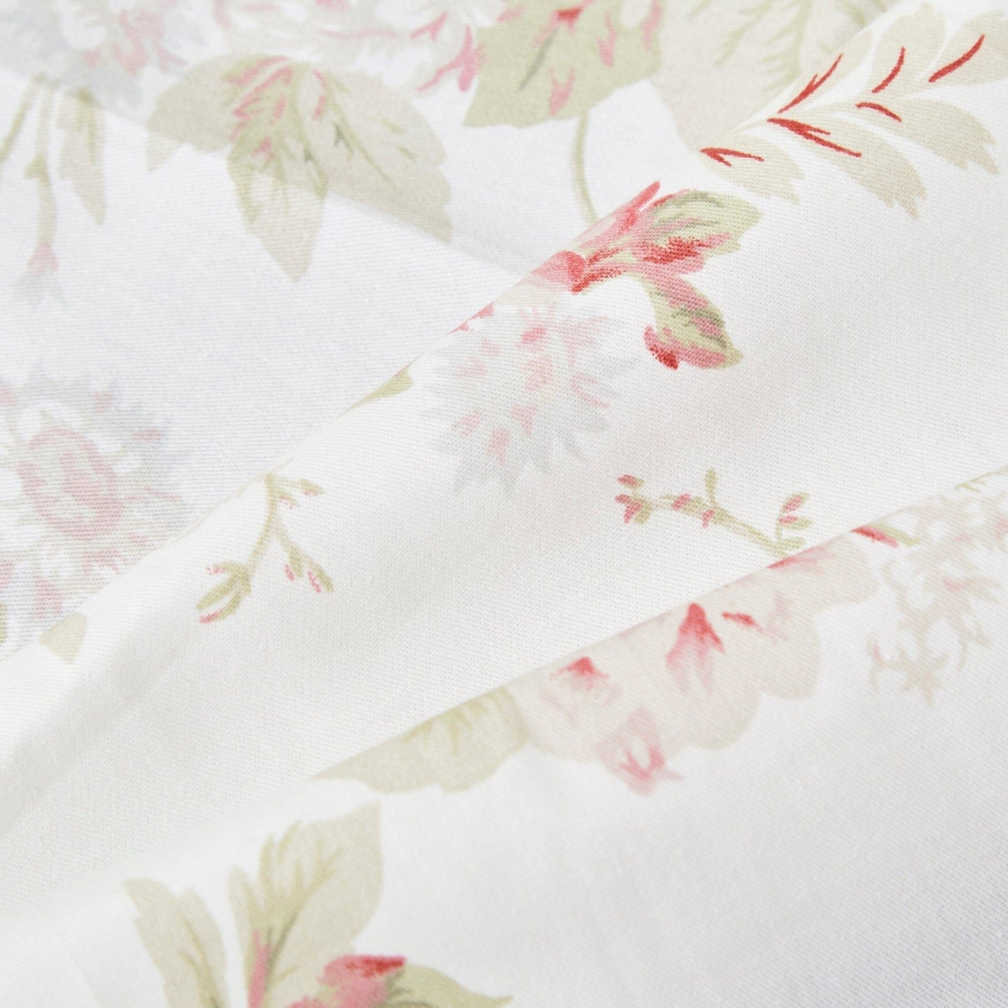 DaDa Bedding Set of 4-Pieces Hint of Mint Floral Cotton Dining Table Napkins 18" x 18" (3036)