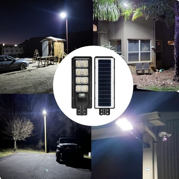 4 Pack Solar Parking lot lights (bracket included)