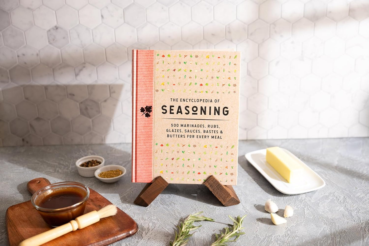 The Encyclopedia of Seasoning: 350 Marinades, Rubs, Glazes, Sauces, Bastes and Butters for Every Meal (Encyclopedia Cookbooks)