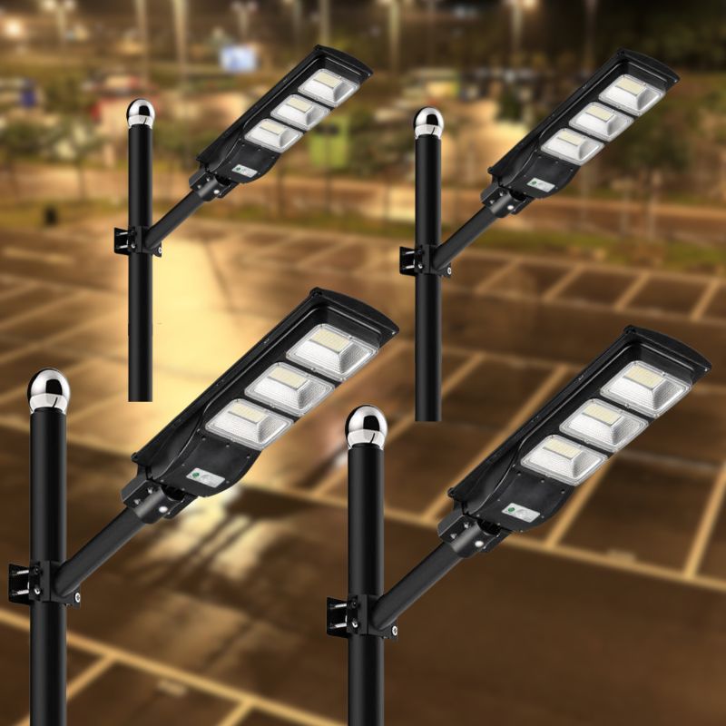 4 Pack Solar Parking lot lights (bracket included)