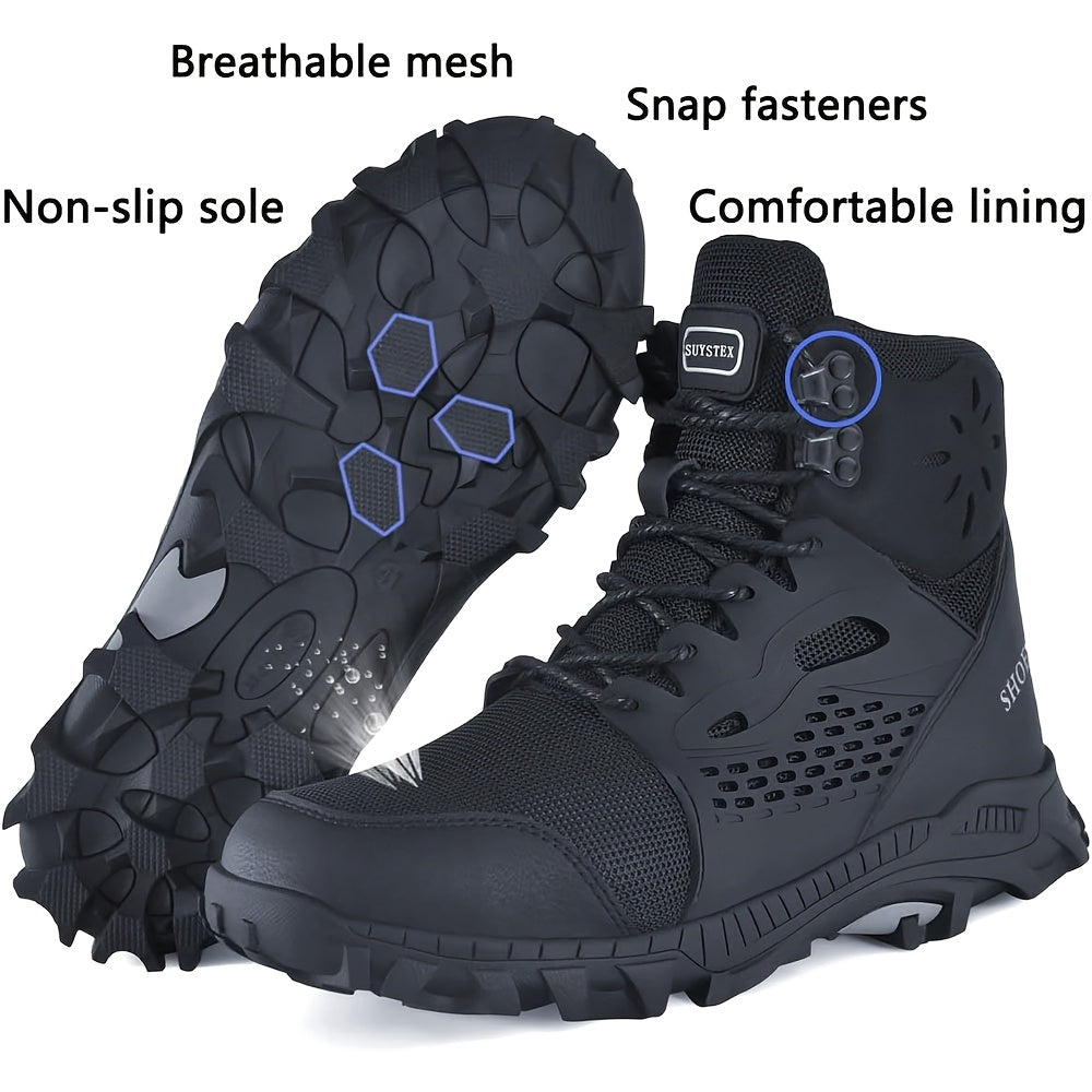 Steel Toe Boots for Men High Quality Work Construction Boots for Women Indestructible Safety Shoes
