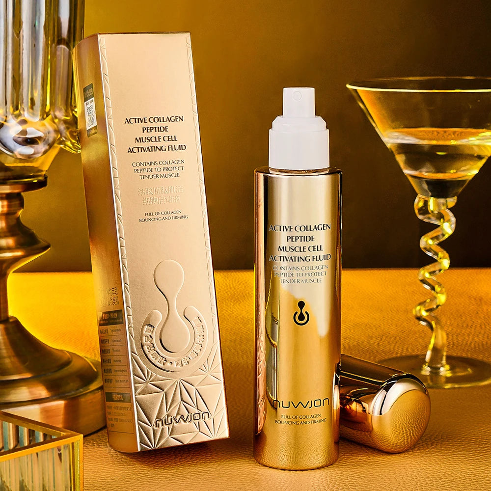 Active Collagen Peptide Muscle Cell Activating Elasticity Essence Muscle Penetration Beauty Face Serum Korea Skin Care Products