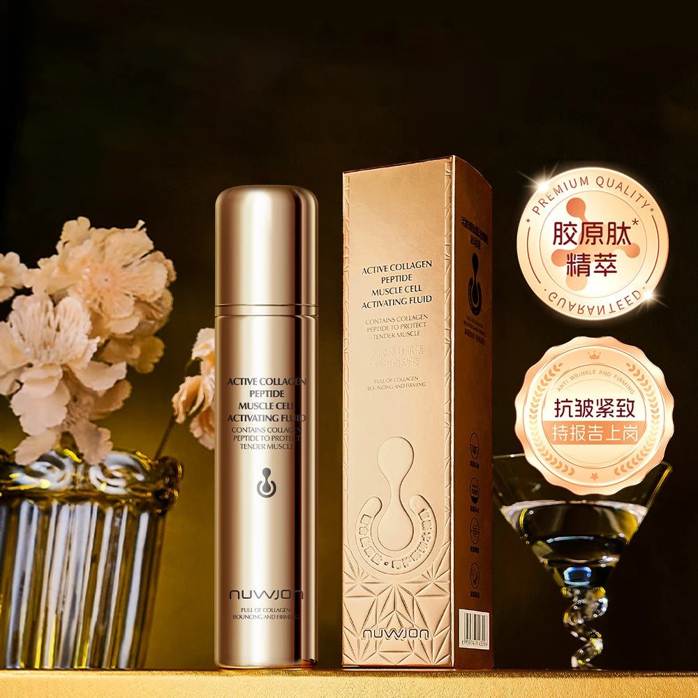 Active Collagen Peptide Muscle Cell Activating Elasticity Essence Muscle Penetration Beauty Face Serum Korea Skin Care Products
