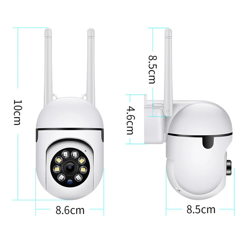 8MP WiFi Security Camera - Smart Home Surveillance with 4X Zoom & Night Vision