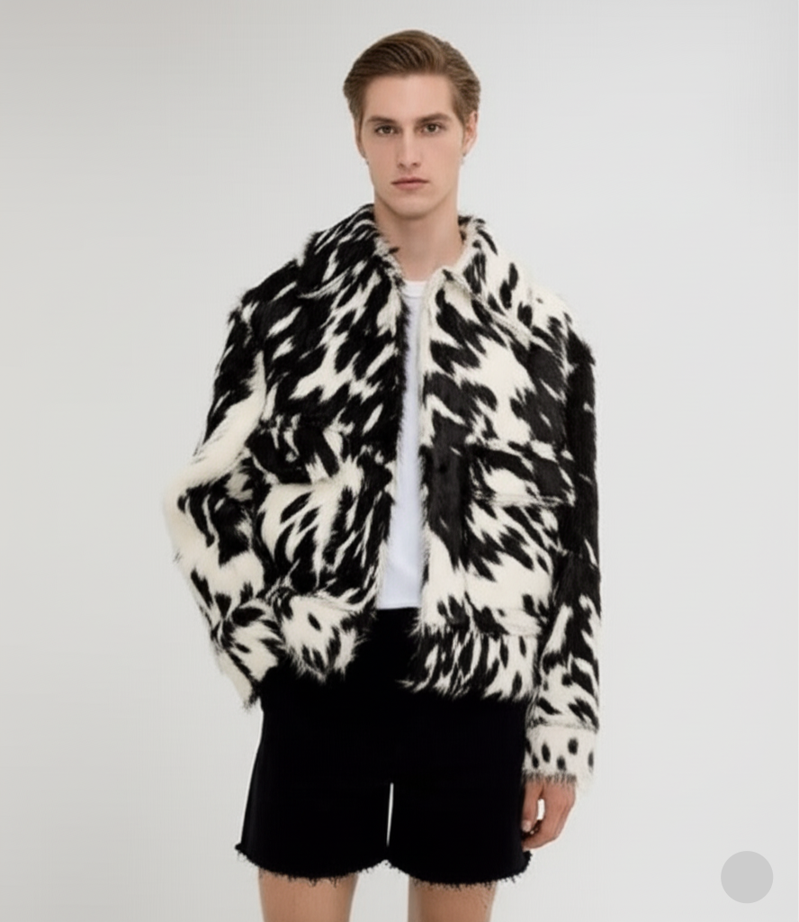 Cow Skin Jacket for Men Versatile & Comfortable